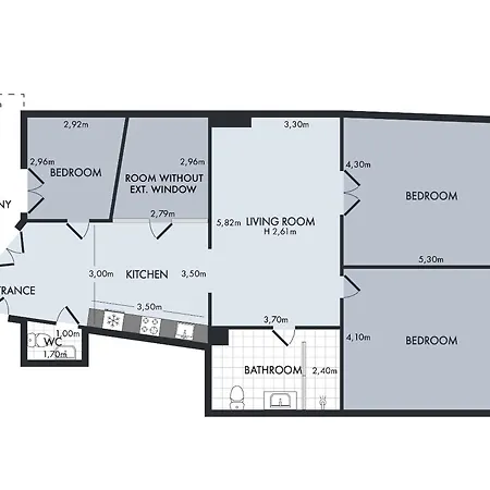 Sanders Leaves - Chic Three-bedroom In Downtown Lejlighed *